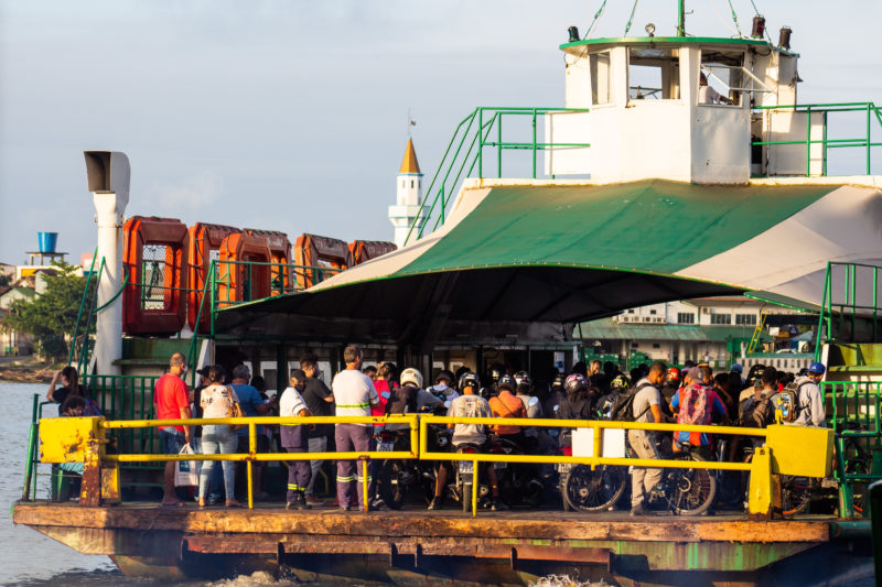 Usuários de ferry boat de SC protestam por mudanças no pagamento (imagem ilustrativa) &#8211; Foto: Bruno Golembiewski/Arquivo/ND