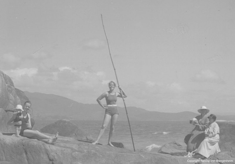 Dia na praia – Foto: Divulga&ccedil;&atilde;o/ acervo fam&iacute;lia von Wangenheim