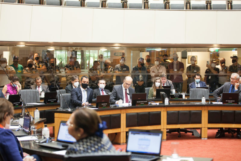 Deputados em plen&aacute;rio na sess&atilde;o desta ter&ccedil;a-feira – Foto: Jeferson Baldo/Divulga&ccedil;&atilde;o/ND