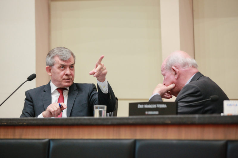 Paulo Eli esteve semana passada na Alesc – Foto: Vicente Schmitt/Divulga&ccedil;&atilde;o/ND