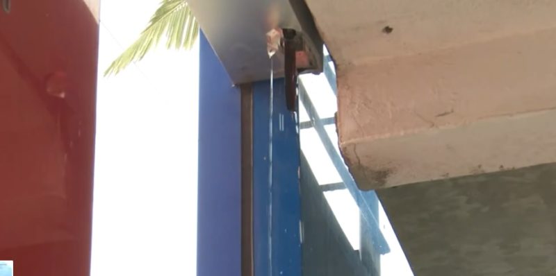 Calhas de alumínios de um estabelecimento foram furtadas duas vezes em uma seman