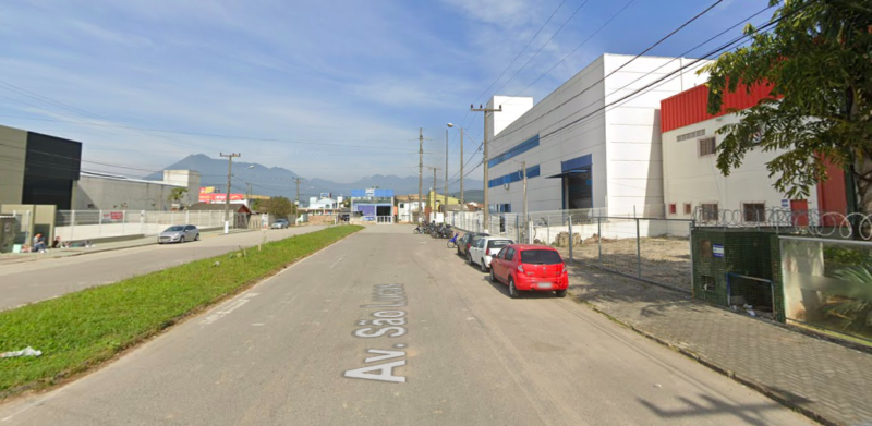 &Uacute;ltimo homic&iacute;dio ocorreu na avenida S&atilde;o Lucas, no bairro Bela Vista, em Palho&ccedil;a, na madrugada desta segunda-feira (15) – Foto: Google Street View/Reprodu&ccedil;&atilde;o