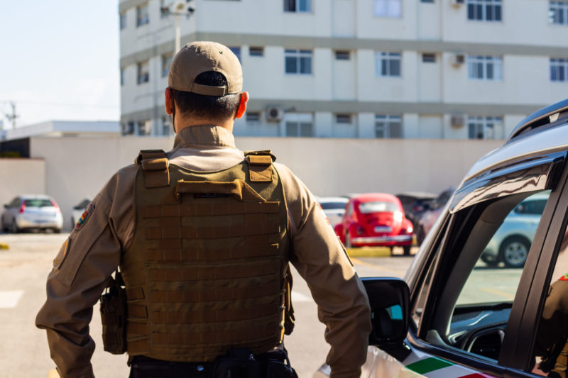Pol&iacute;cia foi acionada para atender ocorr&ecirc;ncia – Foto: Bruno Golembiewski/ND