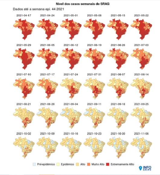 N&uacute;mero de casos de s&iacute;ndromes respirat&oacute;rias &eacute; alto em Santa Catarina, diz Fiorcruz – Foto: Fiocruz/Divulga&ccedil;&atilde;o/ND