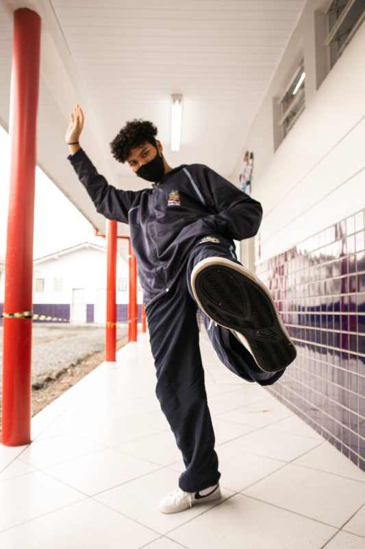 Miguel Sousa Martins, da Escola Municipal Professora Lacy Luiza da Cruz Flores – Foto: Leve Fotografia com Prop&oacute;sito/Divulga&ccedil;&atilde;o/its Teens