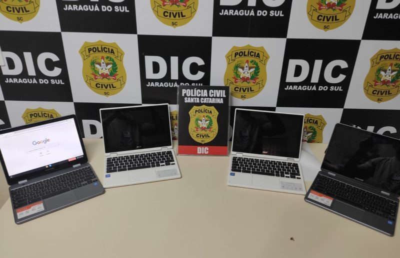 Professor confessou ter roubado os aparelhos – Foto: Pol&iacute;cia Civil/Divulga&ccedil;&atilde;o/ND