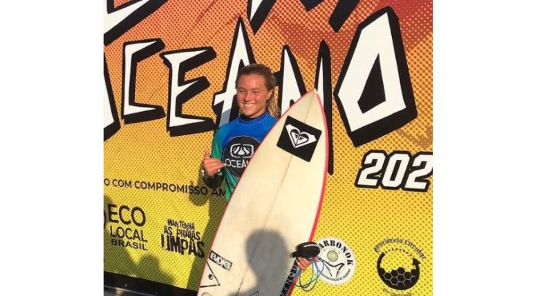 Laura Raupp venceu o QS disputado na Praia Mole, em Florianópolis &#8211; Foto: Internet/Reprodução/ND