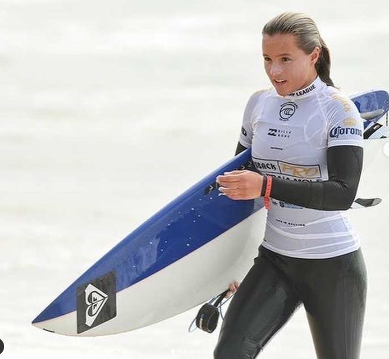 Laura Raupp é destaque na competição que acontece na Praia Mole – Foto: Internet/Reprodução/ND