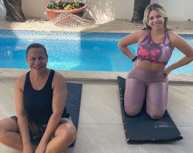 Mar&iacute;lia Mendon&ccedil;a e sua m&atilde;e sempre tiveram uma rela&ccedil;&atilde;o pr&oacute;xima – Foto: Internet/Divulga&ccedil;&atilde;o/ND