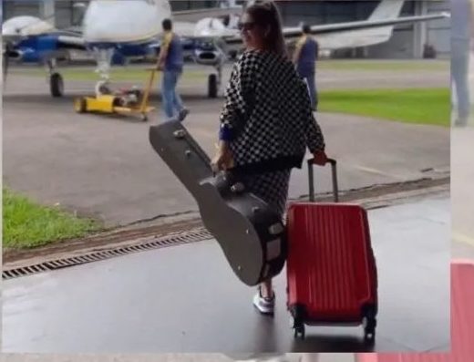 marília mendonça antes de entrar na aeronave