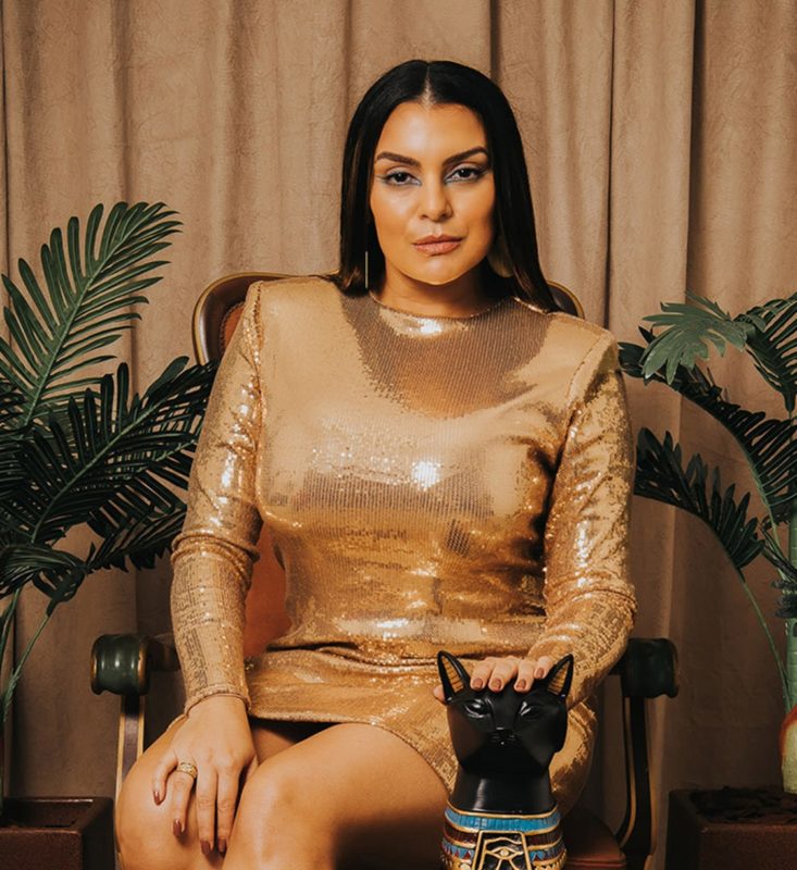 Marja Nunes estreia grife de roupas com cole&ccedil;&atilde;o inspirada do Egito – Foto: Camila Miranda/Divulga&ccedil;&atilde;o/ND