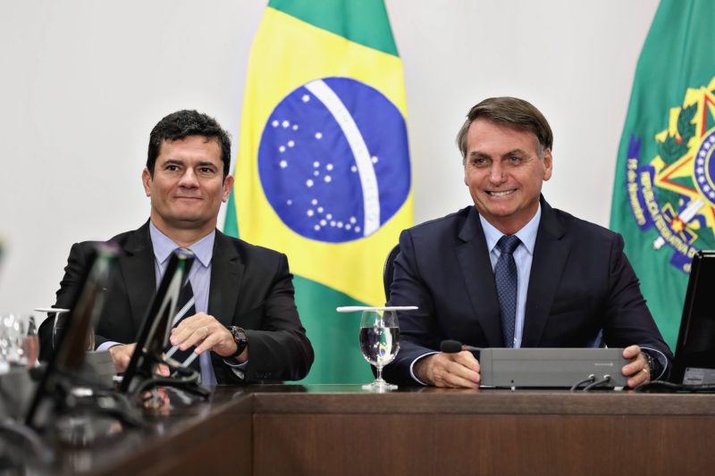 Jair Bolsonaro sobre Sergio Moro: ‘n&atilde;o aprendeu nada’ &mdash; Foto: Marcos Correa/PR/ND