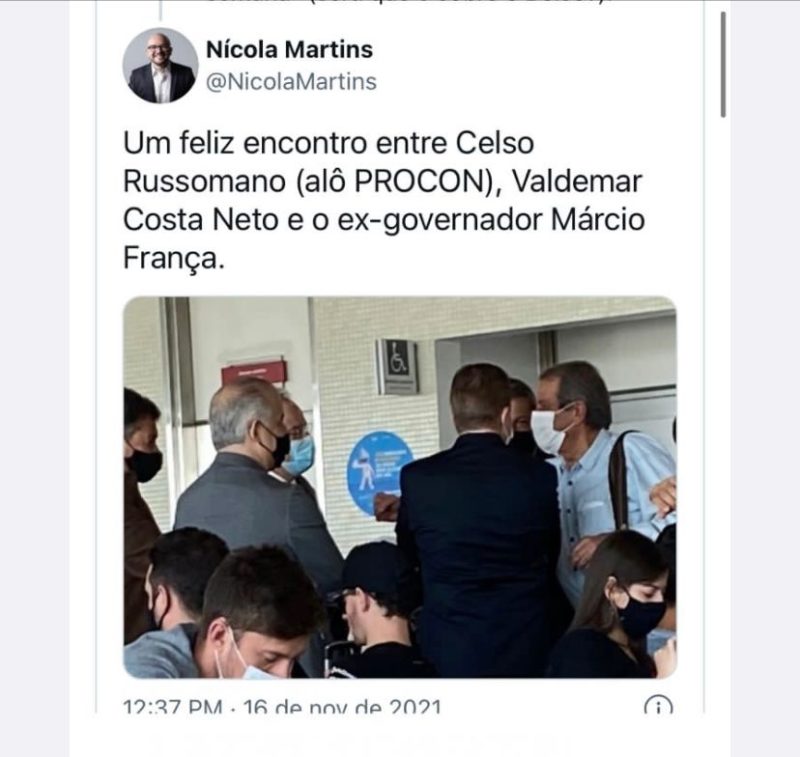 O encontro foi narrado pelo vereador Nicola Martins, de Crici&uacute;ma – Foto: Reprodu&ccedil;&atilde;o/ND