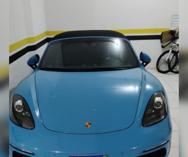 Porsche de meio milh&atilde;o foi apreendido em Itapema – Foto: PF/Divulga&ccedil;&atilde;o
