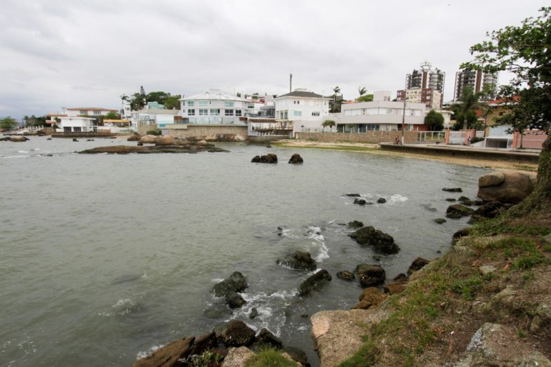 praia do meio, em Florianópolis