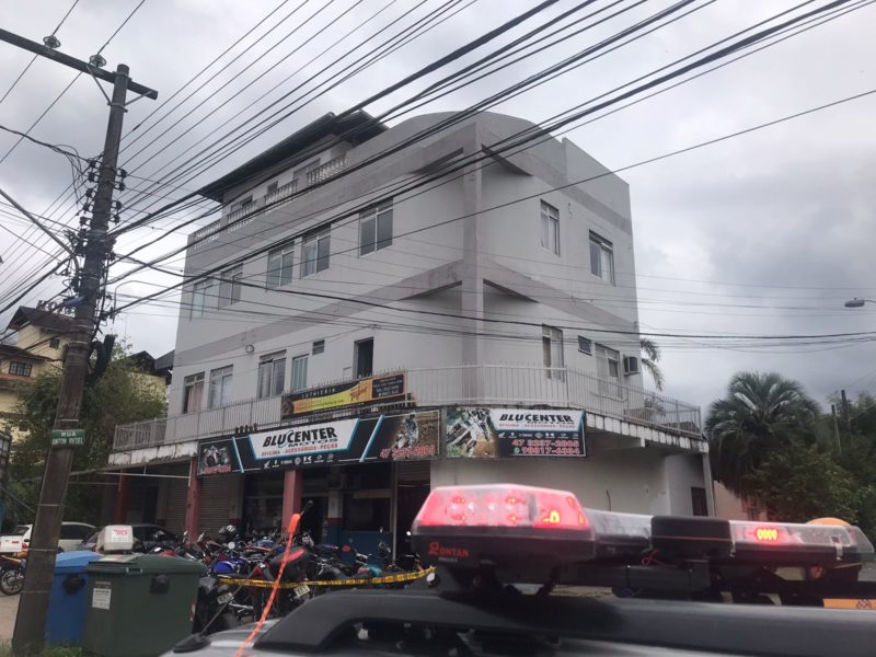 Piscina est&aacute; localizada no &uacute;ltimo andar – Foto: Reda&ccedil;&atilde;o/ND Mais
