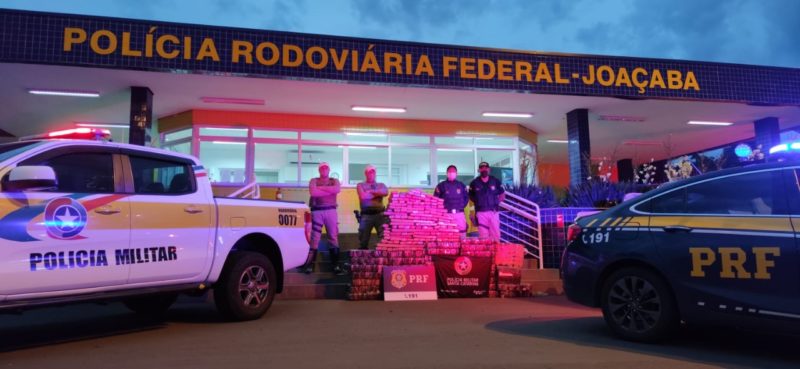 Trabalho em conjunto das pol&iacute;cias rendeu uma apreens&atilde;o de quase 750 kg de maconha e ainda recapturou um foragido do sistema prisional – Foto: Divulga&ccedil;&atilde;o/ND