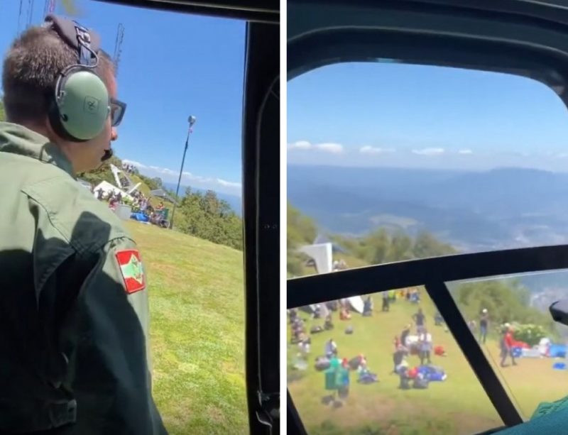 Dois acidentes com parapentes foram registrados neste domingo – Foto: Internet/Reprodu&ccedil;&atilde;o/ND