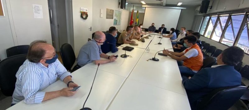 Reunião aconteceu na tarde desta terça-feira &#8211; Foto: Divulgação / Avaí FC