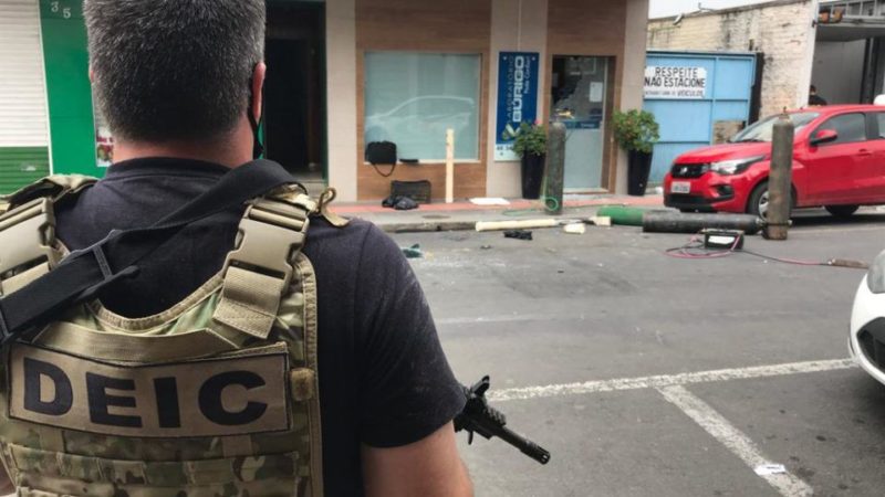 Polícia Civil desencadeia operação Santa Forte para levar à prisão 12 envolvidos no roubo a banco em Criciúma &#8211; Foto: Divulgação/ND