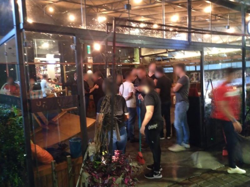 bar no centro de joinville onde houve a confusão