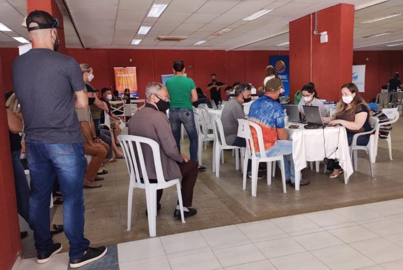 Feir&atilde;o Limpa Nome acontece at&eacute; quinta-feira, dia 25, no t&eacute;rreo do Centreventos Cau Hansen das 9h &agrave;s 17h.- Foto: Adriano Mendes/NDTV Joinville