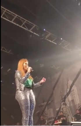 Mar&iacute;lia Mendon&ccedil;a em seu &uacute;ltimo show, em Sorocaba, dia 1&ordm; de dezembro – Foto: divulga&ccedil;&atilde;o/ND