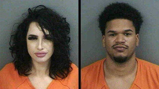 Summer Watkins e Yordan Noa, ambos de 24 anos &#8211; Foto: Collier County Jail/Divulgação/ND