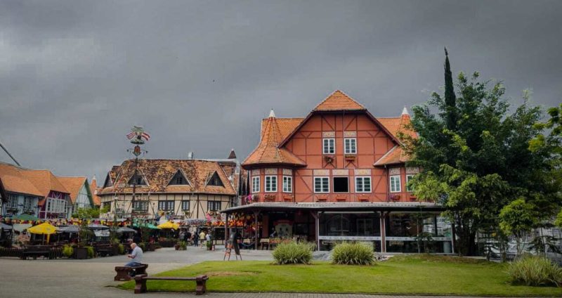 Frente fria presente na regi&atilde;o marca o dia em Blumenau nesta quinta-feira (18) – Foto: St&ecirc;v&atilde;o Limana/NDTV