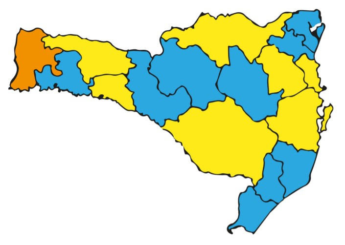 Taxa de transmiss&atilde;o da Covid-19 foi classificada como moderada na maior parte das regi&otilde;es de SC – Foto: SES/Divulga&ccedil;&atilde;o/ND