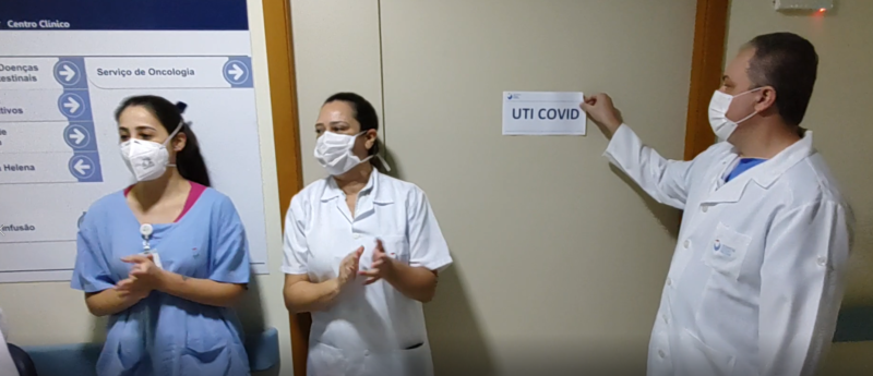 UTI montada para atender pacientes com a Covid-19 foi fechada nesta ter&ccedil;a-feira (16) – Foto: Maikon Costa/NDTV