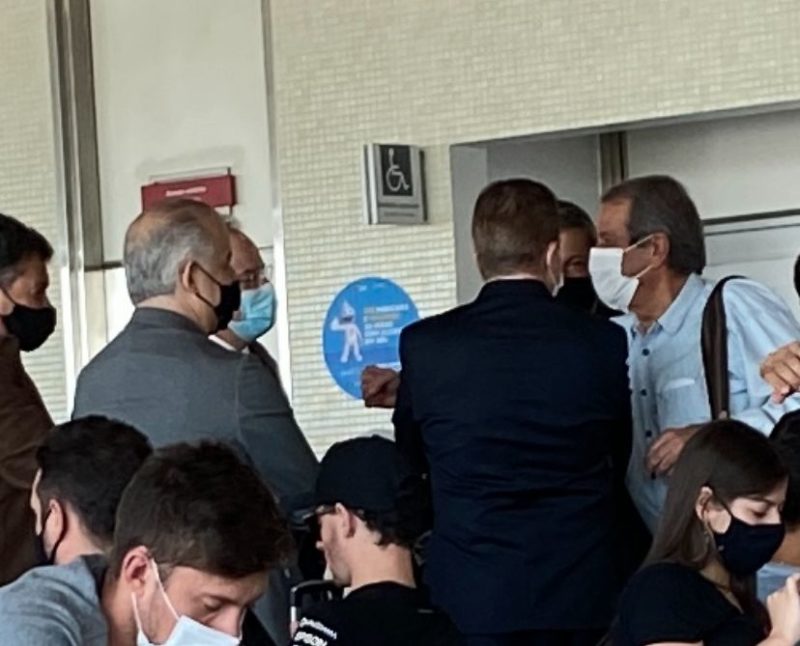 Valdemar da Costa Neto, presidente nacional do PL em encontro com lideran&ccedil;as do PCdoB e PSB – Foto: Nicola Martins/ND