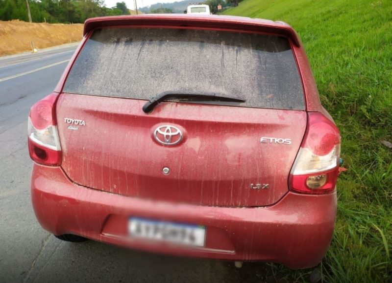 O corpo foi encontrado na manh&atilde; desta segunda-feira (13) no trecho da BR-470 – Foto: Divulga&ccedil;&atilde;o