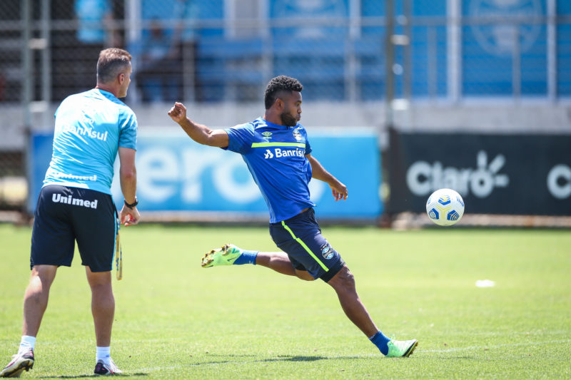 Borja deve ser titular na decisão contra o Corinthians, em São Paulo - Foto: Lucas Uebel/Gremio FBPA