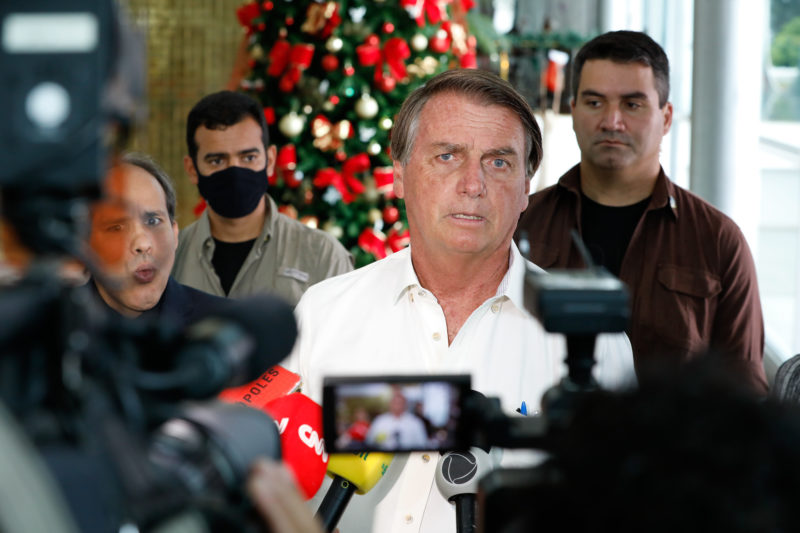 Bolsonaro confirmou que sancionaria desonera&ccedil;&atilde;o em entrevista na v&eacute;spera do Natal – Foto: Alan Santos/Divulga&ccedil;&atilde;o/ND