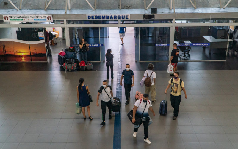 Maior parte dos passageiros que circulam pela rodovi&aacute;ria de Florian&oacute;polis s&atilde;o de Estados vizinhos – Foto: Ricardo Wolffennuttel/governo de Santa Catarina/Divulga&ccedil;&atilde;o/ND