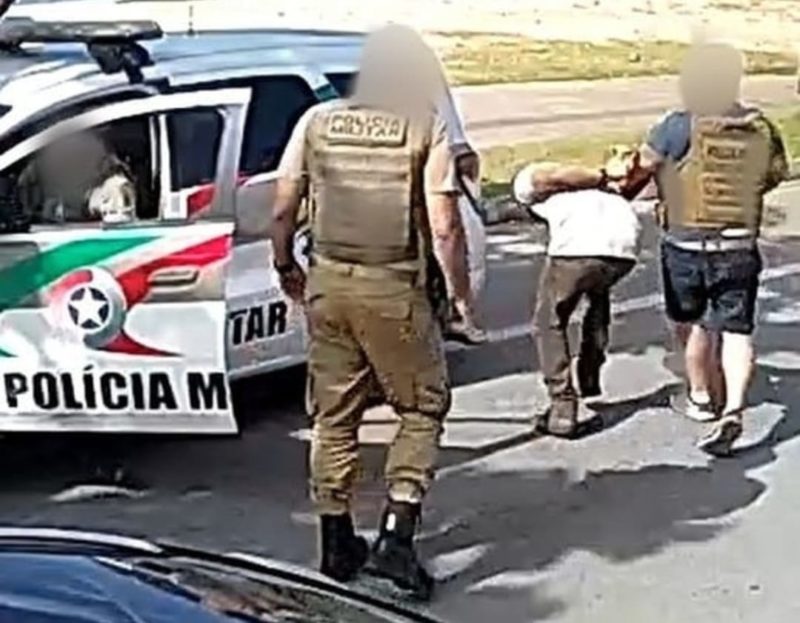 Suspeito de liderar facção criminosa no Ceará protagonizou fuga cinematográfica em SC &#8211; Foto: Reprodução/Polícia Militar