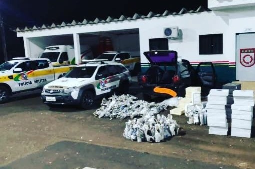 Apreens&atilde;o aconteceu em Campo Er&ecirc;, no Oeste do Estado &mdash; Foto: PMRv/Divulga&ccedil;&atilde;o/ND