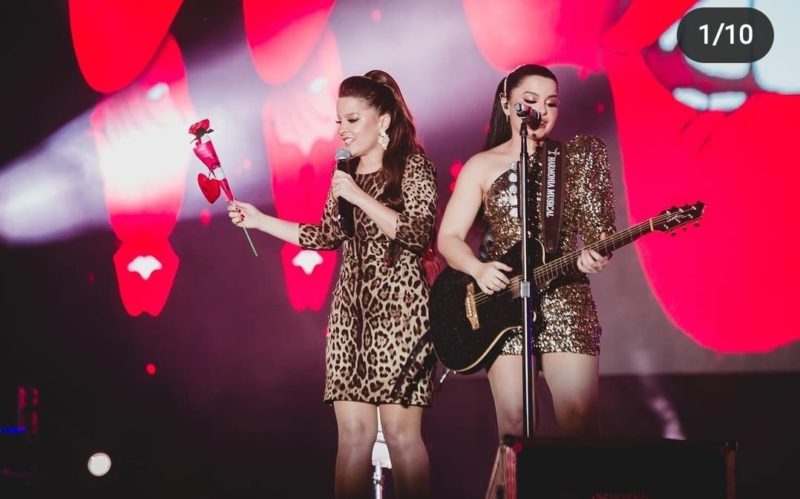 Maiara e Maraisa se apresentaram no Litoral Norte de Santa Catarina neste domingo (26) – Foto: Reprodu&ccedil;&atilde;o Internet/Maiara e Maraisa