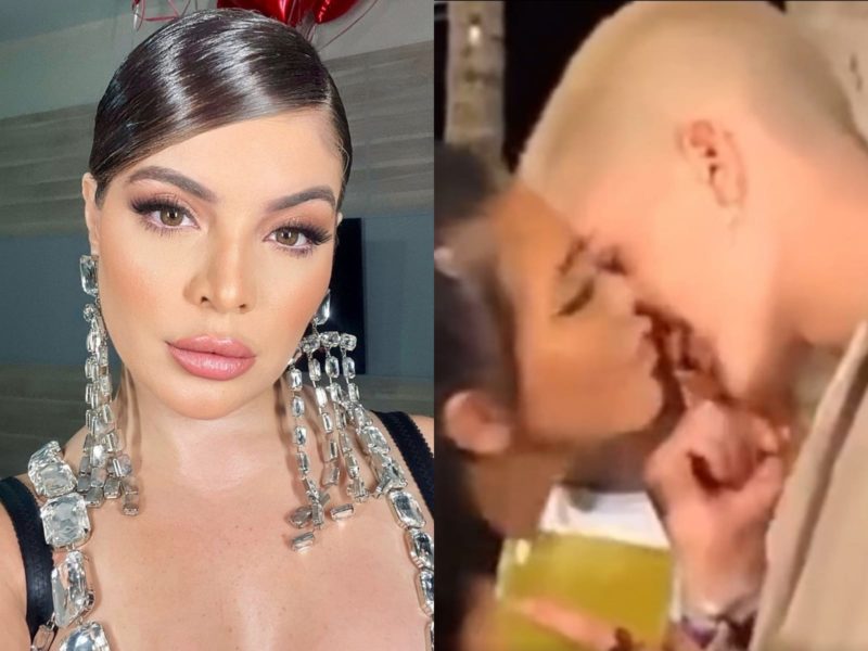 Jo&atilde;o Guilherme tentou beijar Mirella e Gkay levou o influenciador para o dark room – Foto: Reprodu&ccedil;&atilde;o/Internet