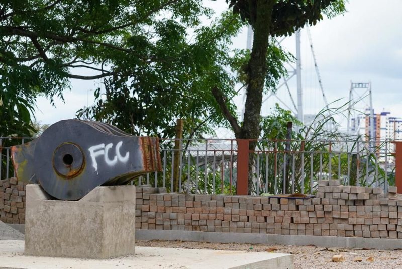 Barra de olhal da ponte Herc&iacute;lio Luz – Foto: Ricardo Wolffenb&uuml;ttel/Divulga&ccedil;&atilde;o/ND
