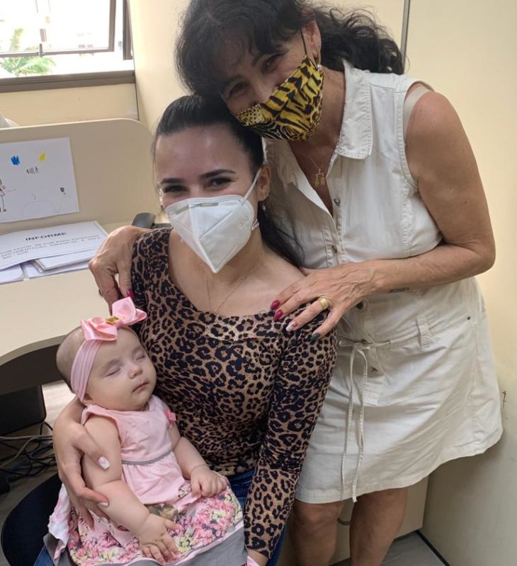 Barriga solid&aacute;ria foi medida adotada por fam&iacute;lia para o nascimento de Maria Clara – Foto: PMF/Divulga&ccedil;&atilde;o/ND