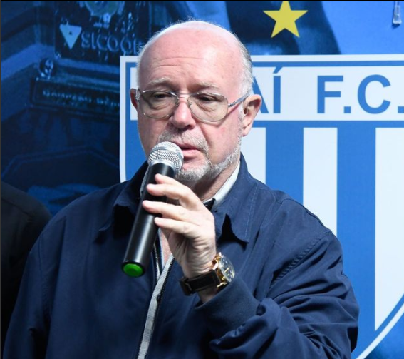 Francisco Battistotti, presidente do Ava&iacute; se manifesta ap&oacute;s a elei&ccedil;&atilde;o no clube – Foto: Instagram/Divulga&ccedil;&atilde;o/ND