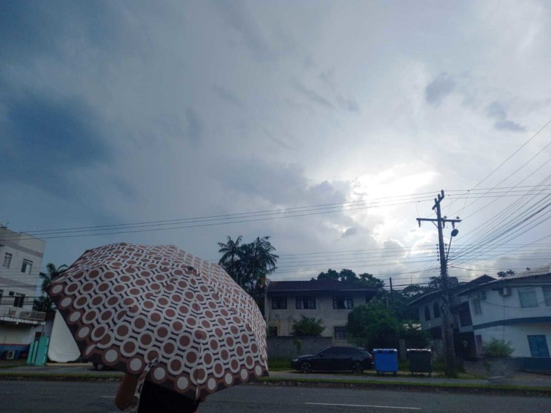 Sexta promete de sol com muitas nuvens, mas não se descarta a possibilidade de chuva  &#8211; Foto: Bruna Evelin