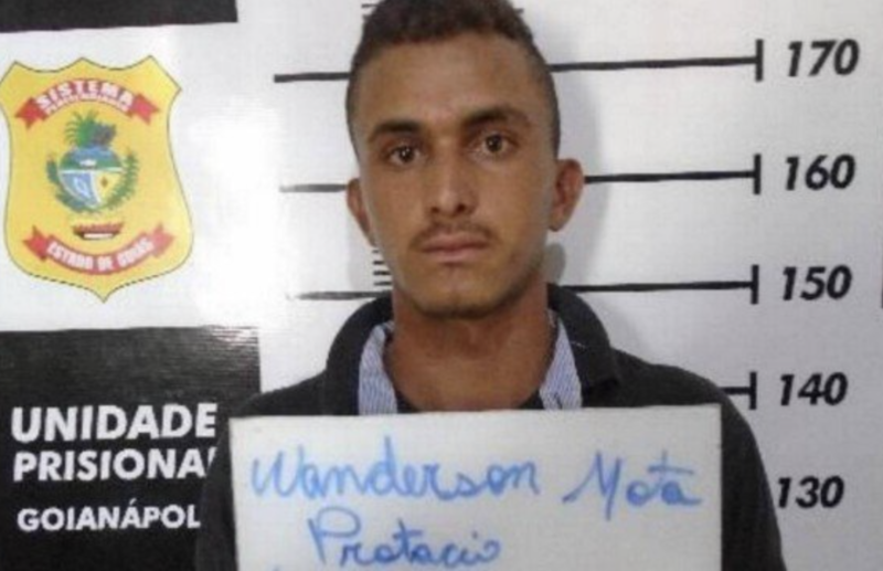 Lázaro 2.0 se entregou a polícia após sete dias de busca – Foto: Divulgação