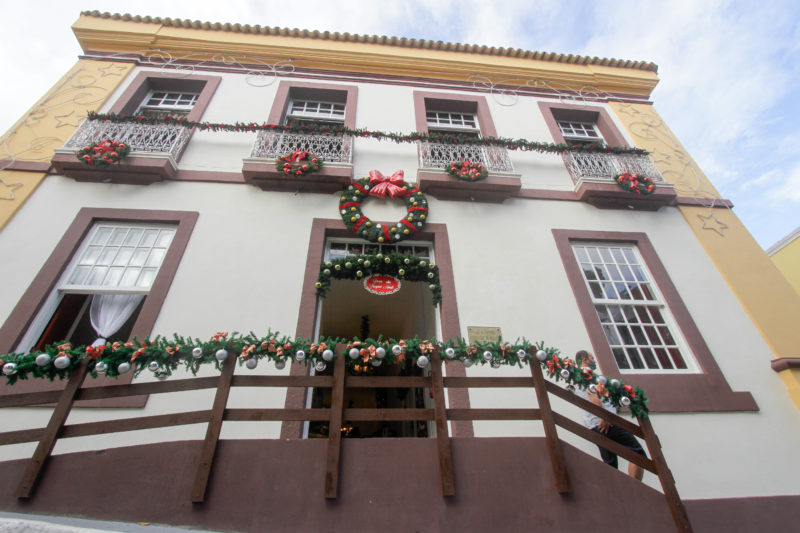 Casarão de 1859 localizado no Centro Histórico de São José é o novo endereço do Papai Noel no Polo Sul &#8211; Foto: Leo Munhoz/ND
