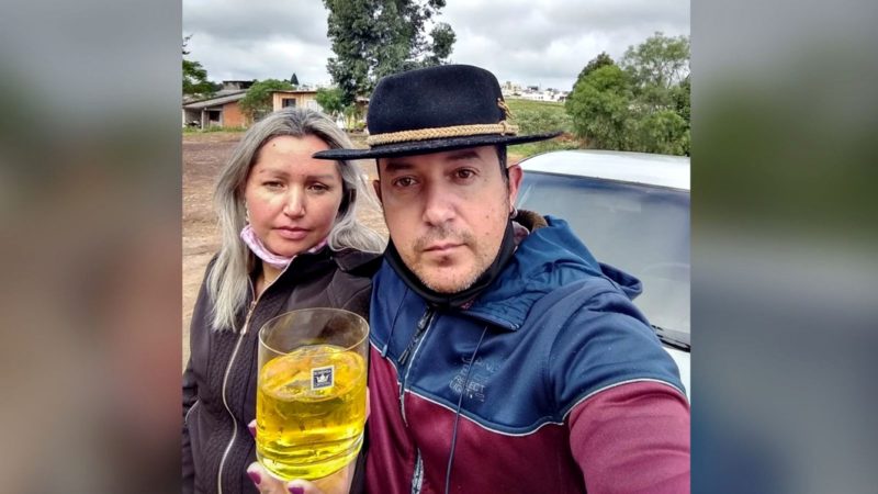 Quem é o casal encontrado morto em Chapecó — Foto: Arquivo Pessoal/ND