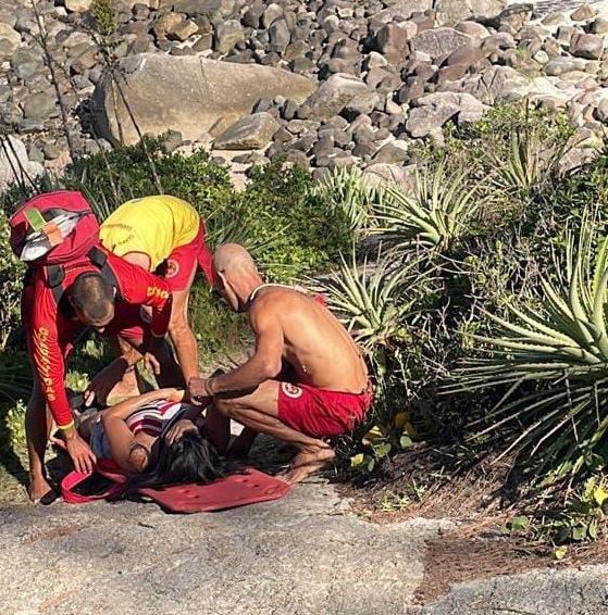 Suspeita &eacute; que a jovem tenha sido picada por um filhote de jararaca – Foto: Divulga&ccedil;&atilde;o/CBM/ND