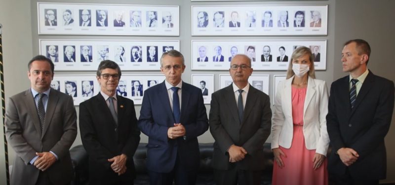 Comitiva formada por representantes pol&iacute;ticos levou o tema “Furb Federal” a Bras&iacute;lia – Foto: Divulga&ccedil;&atilde;o/Reda&ccedil;&atilde;o NDTV