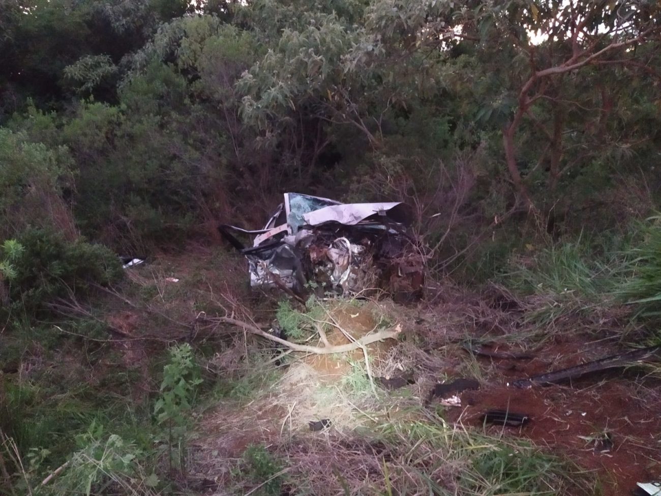 Uma das vítimas foi levada ao Hospital São Paulo em estado grave - Corpo de Bombeiros/ND